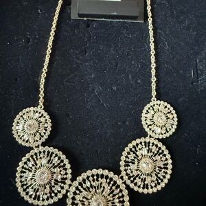 Macy's Radiant Gold Circle Necklace